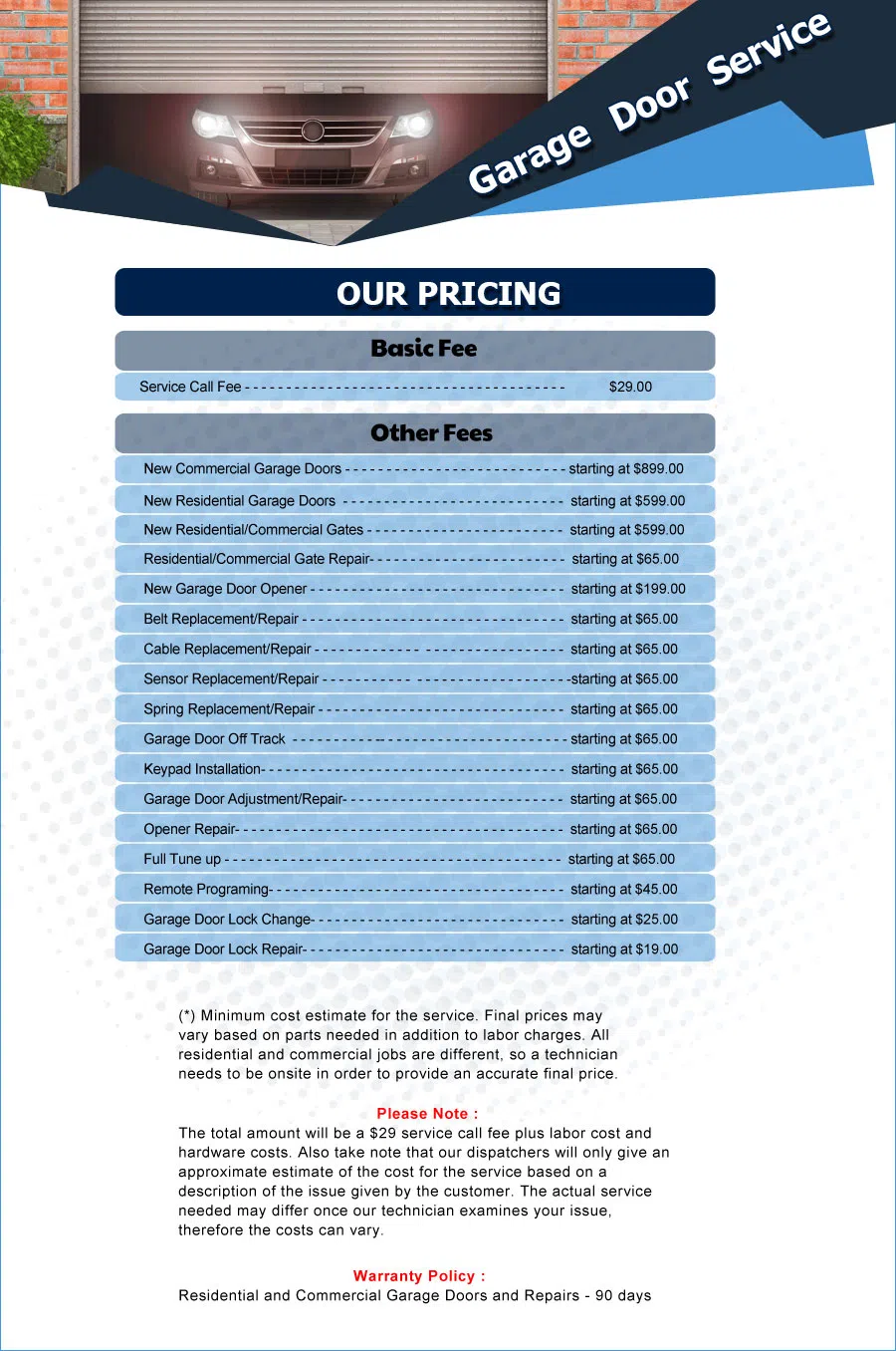 United Garage Door Churchville, MD 410-834-5780